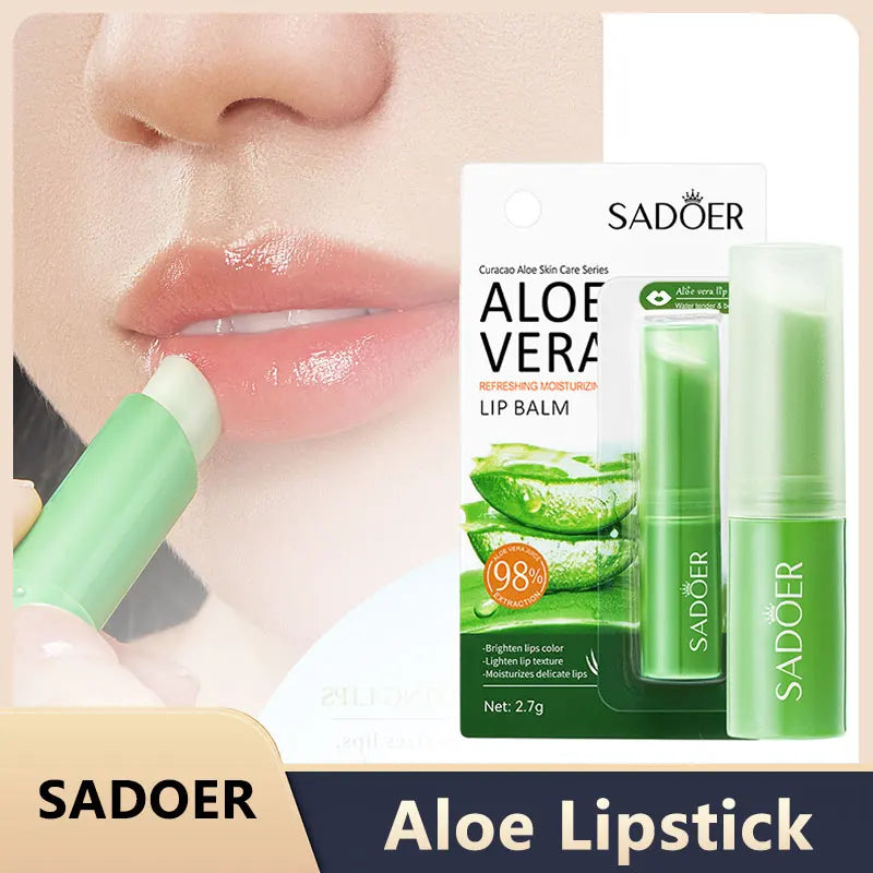 SADOER Aloe Lip Balm – Hydrating and Repairing Lip Care