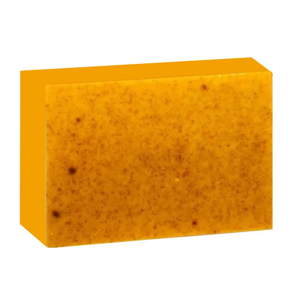 100g Turmeric Handmade Soap – Lemon Kojic Acid Facial & Body Care Bar (1/3/5pcs)
