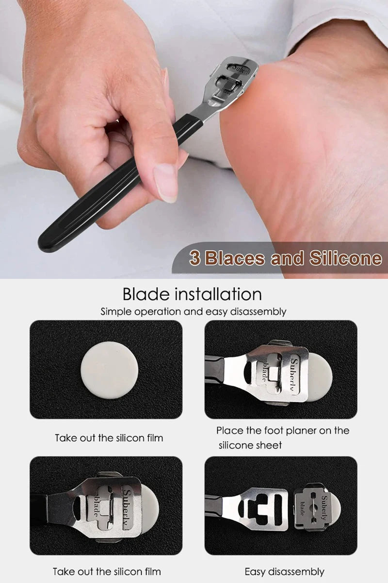 27PCS Pedicure and Manicure Kit – Stainless Steel Foot Care Tools for Callus & Dead Skin Remov