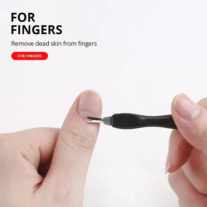 27PCS Pedicure and Manicure Kit – Stainless Steel Foot Care Tools for Callus & Dead Skin Remov