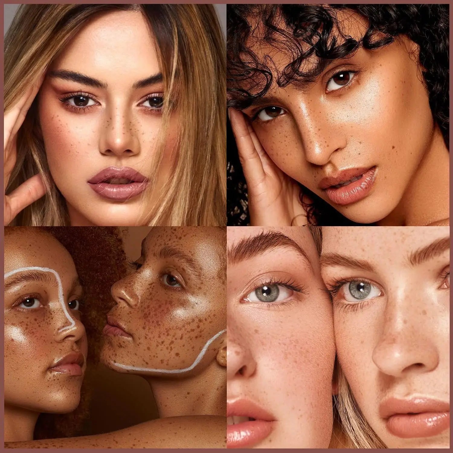 Air Cushion Freckle Stamp Kit – Natural Waterproof Face & Body Freckle Makeup