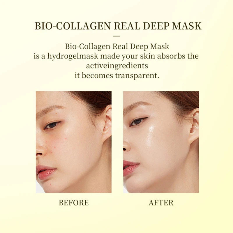 Bio Collagen Facial Mask – Deep Hydrating & Pore Shrinking Overnight Korean Skin Care