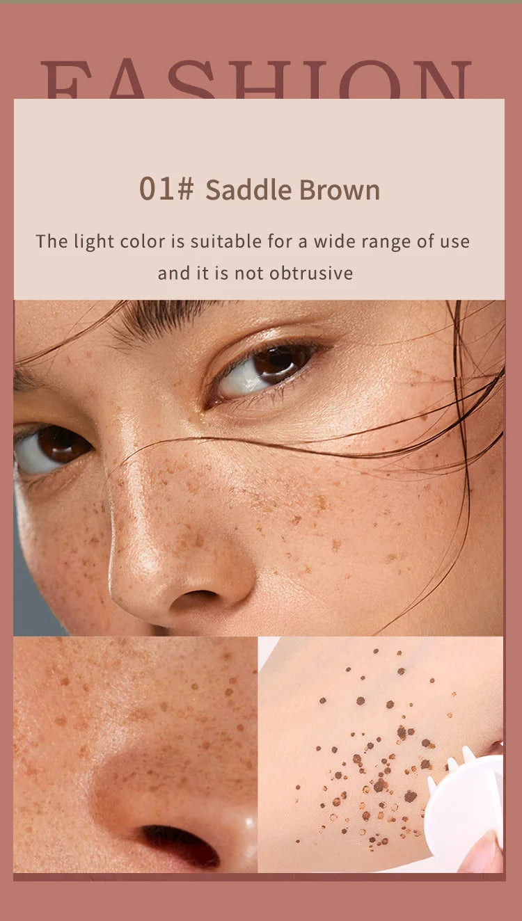 Air Cushion Freckle Stamp Kit – Natural Waterproof Face & Body Freckle Makeup