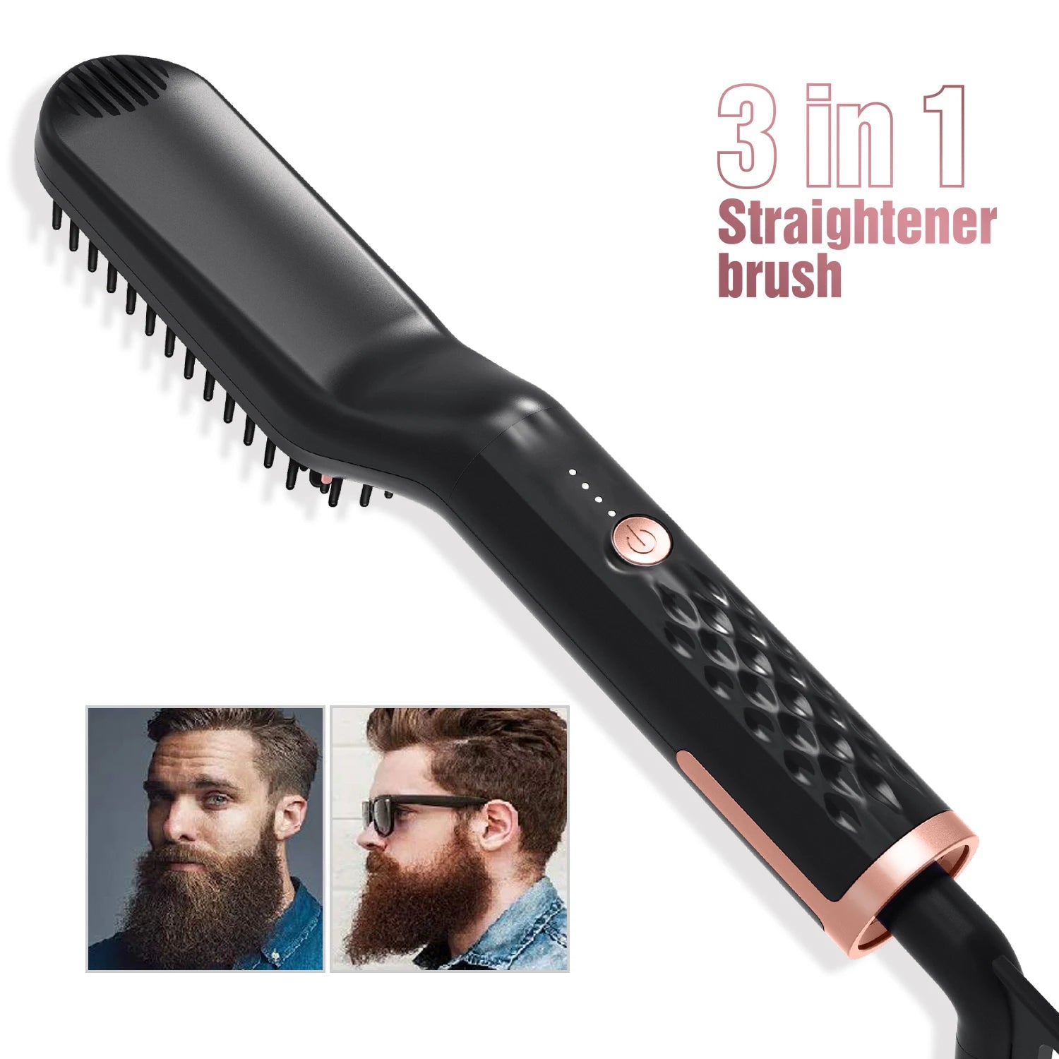 Electric Hot Comb Straightener for Men
