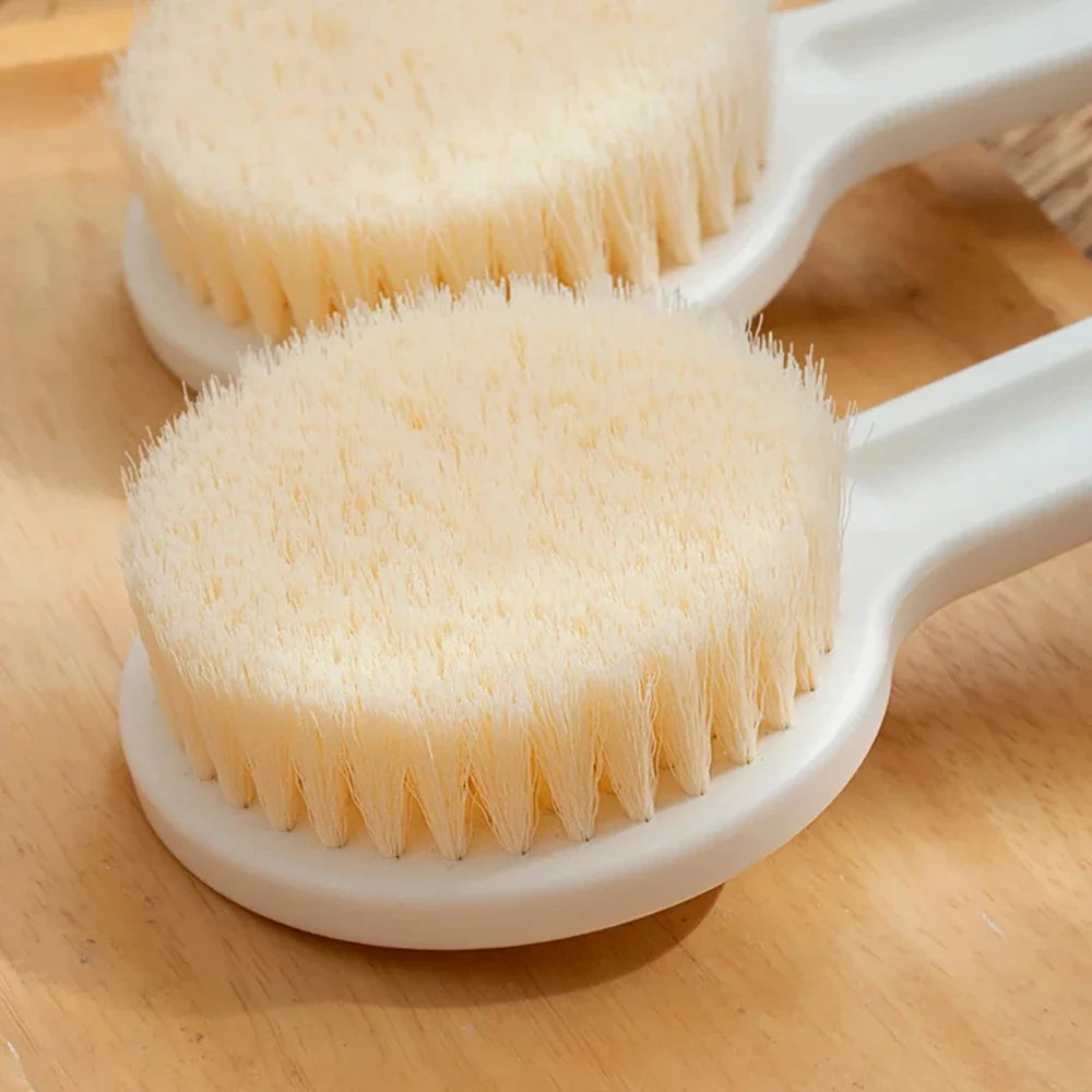Long Handle Back Brush for Shower – Soft Bristle Body Exfoliating Bath Scrubber