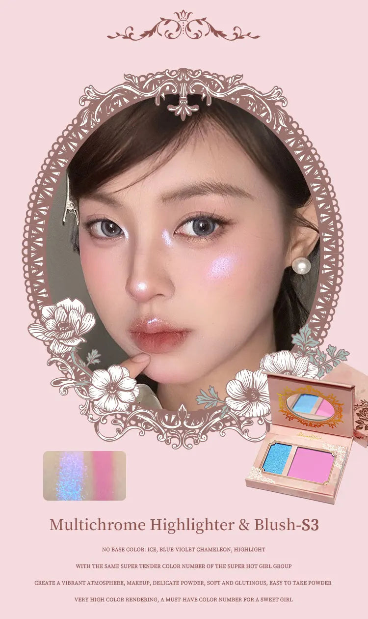 Sheeneffect High-End Eyeshadow & Highlighter Blush