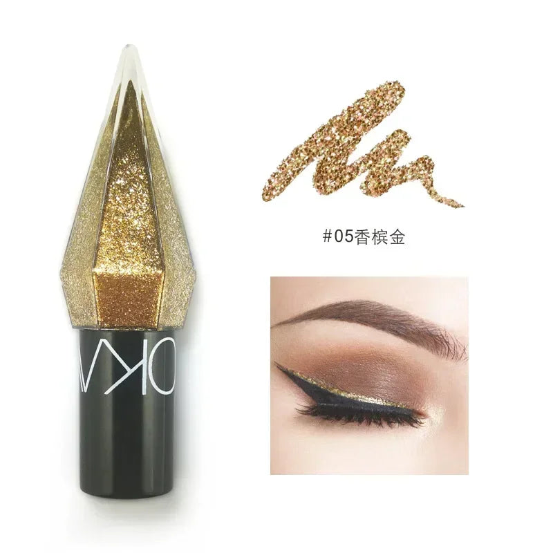 Diamond Shiny Waterproof Eye Liners & Eyeshadow