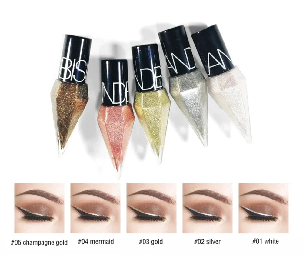 Diamond Shiny Waterproof Eye Liners & Eyeshadow