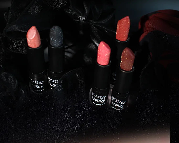 7-Color Glitter Waterproof Metallic Lipstick