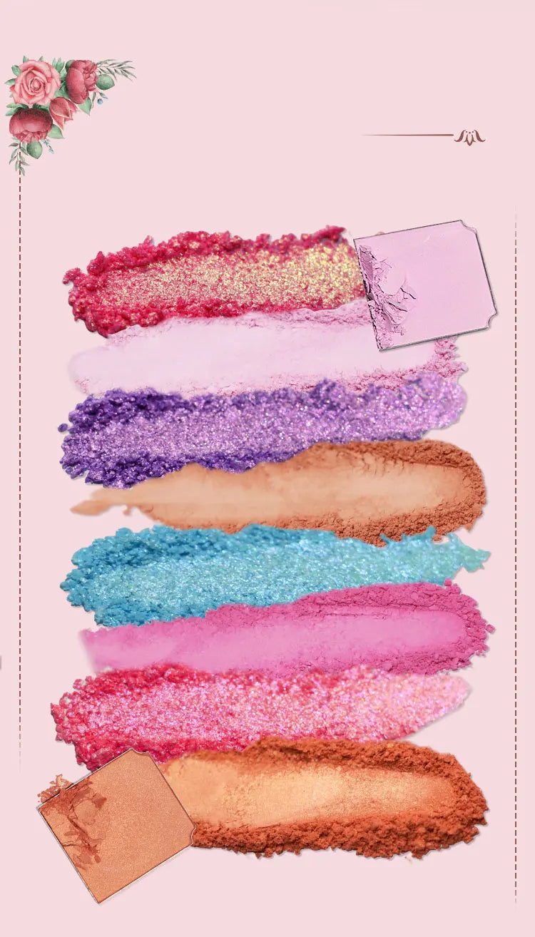 Sheeneffect High-End Eyeshadow & Highlighter Blush