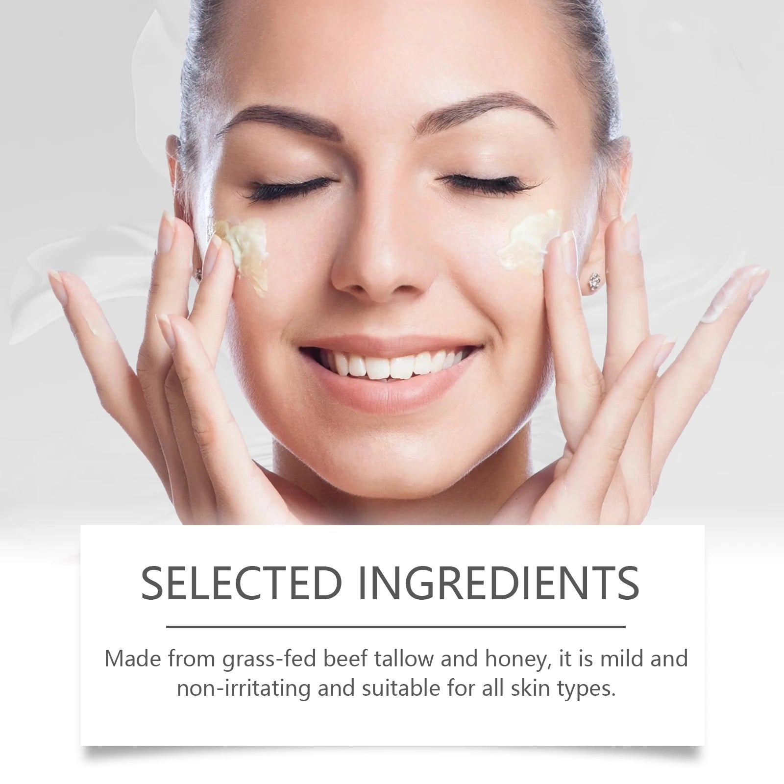 Beef Tallow Face Cream – Moisturizing, Soothing & Firming Skincare