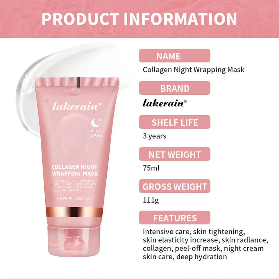 Collagen Jelly Cream Mask – Hydrating and Firming Overnight Facial Treatment