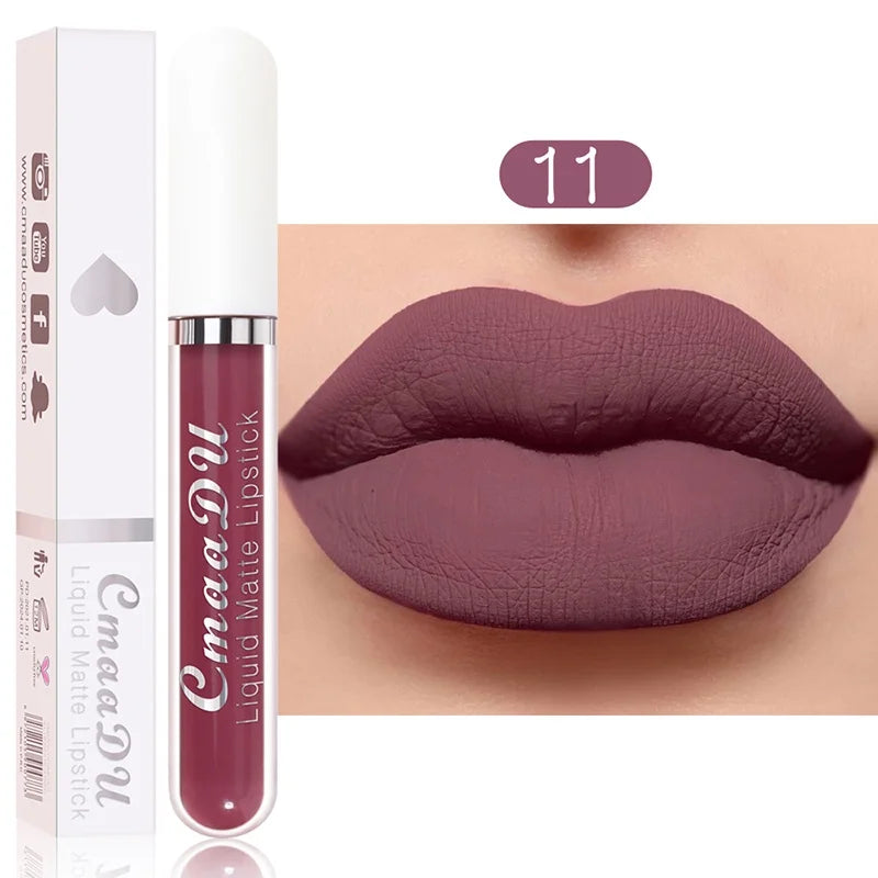 Velvet Matte Lip Gloss – Long-Lasting Waterproof Liquid Lipstick