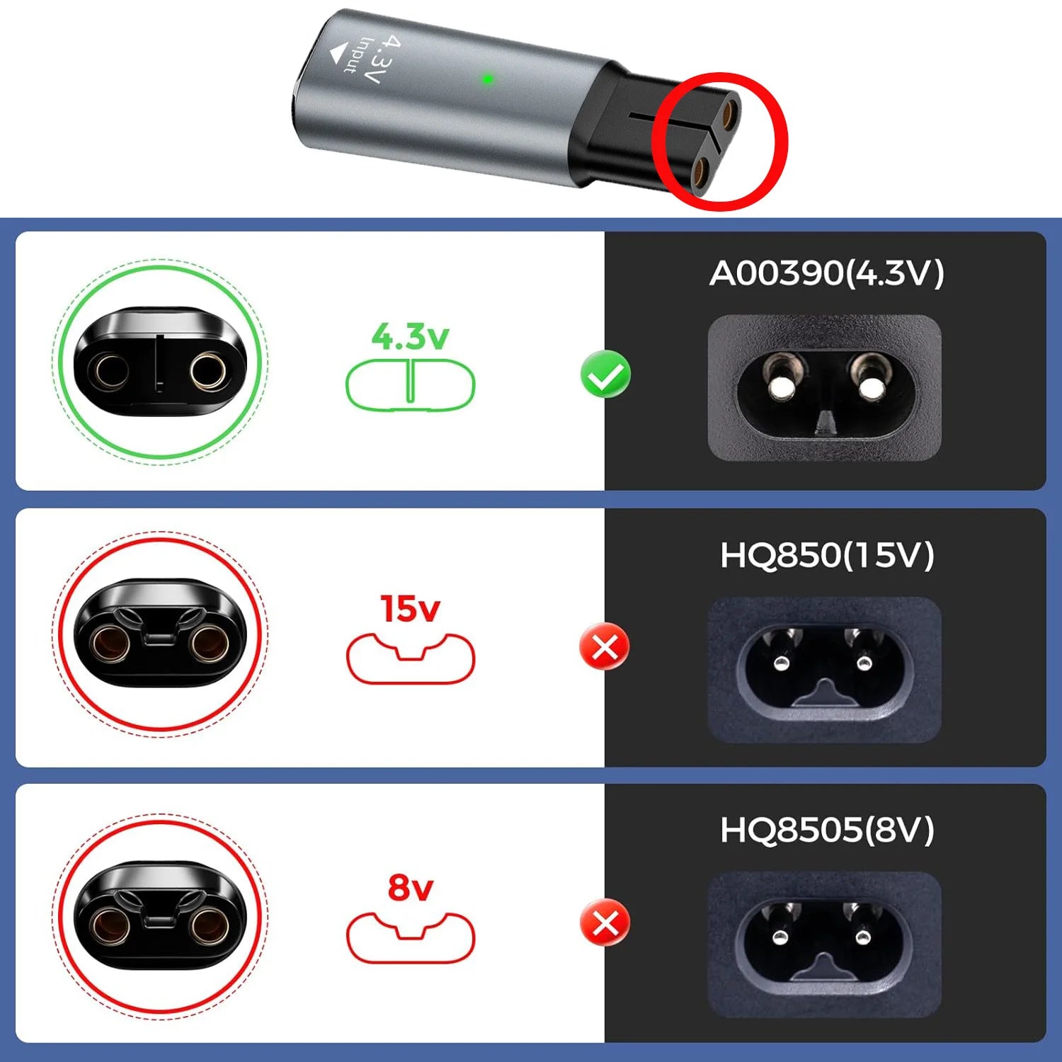 Replacement Blade + Gift Comb for OneBlade Trimmer