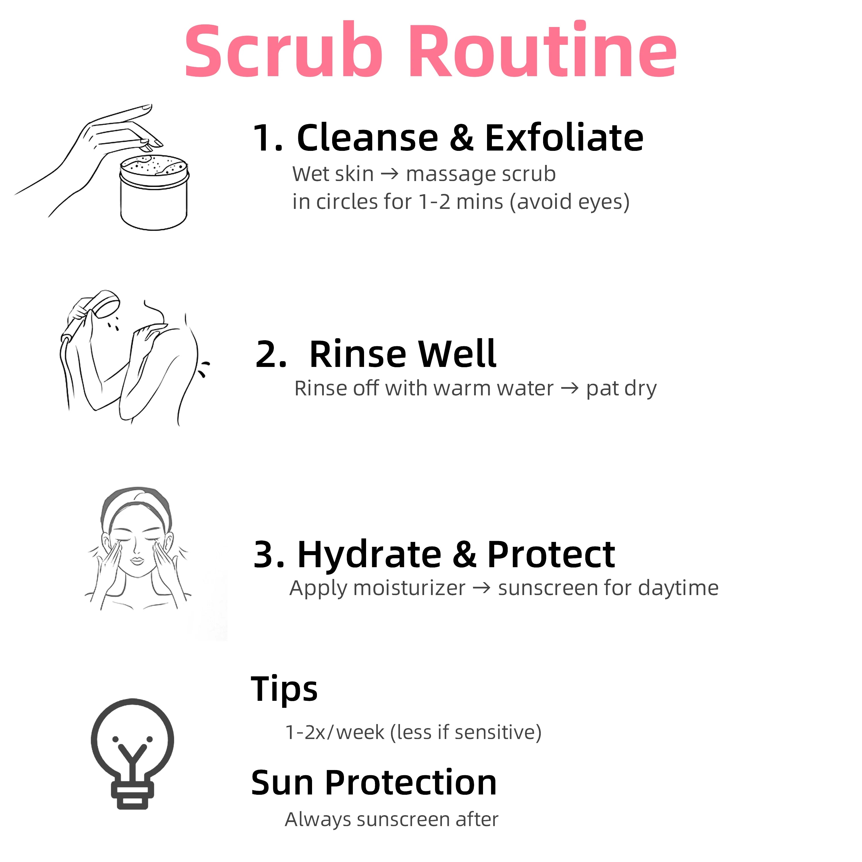 Ottilavie Sakura & Centella Scrub with Niacinamide