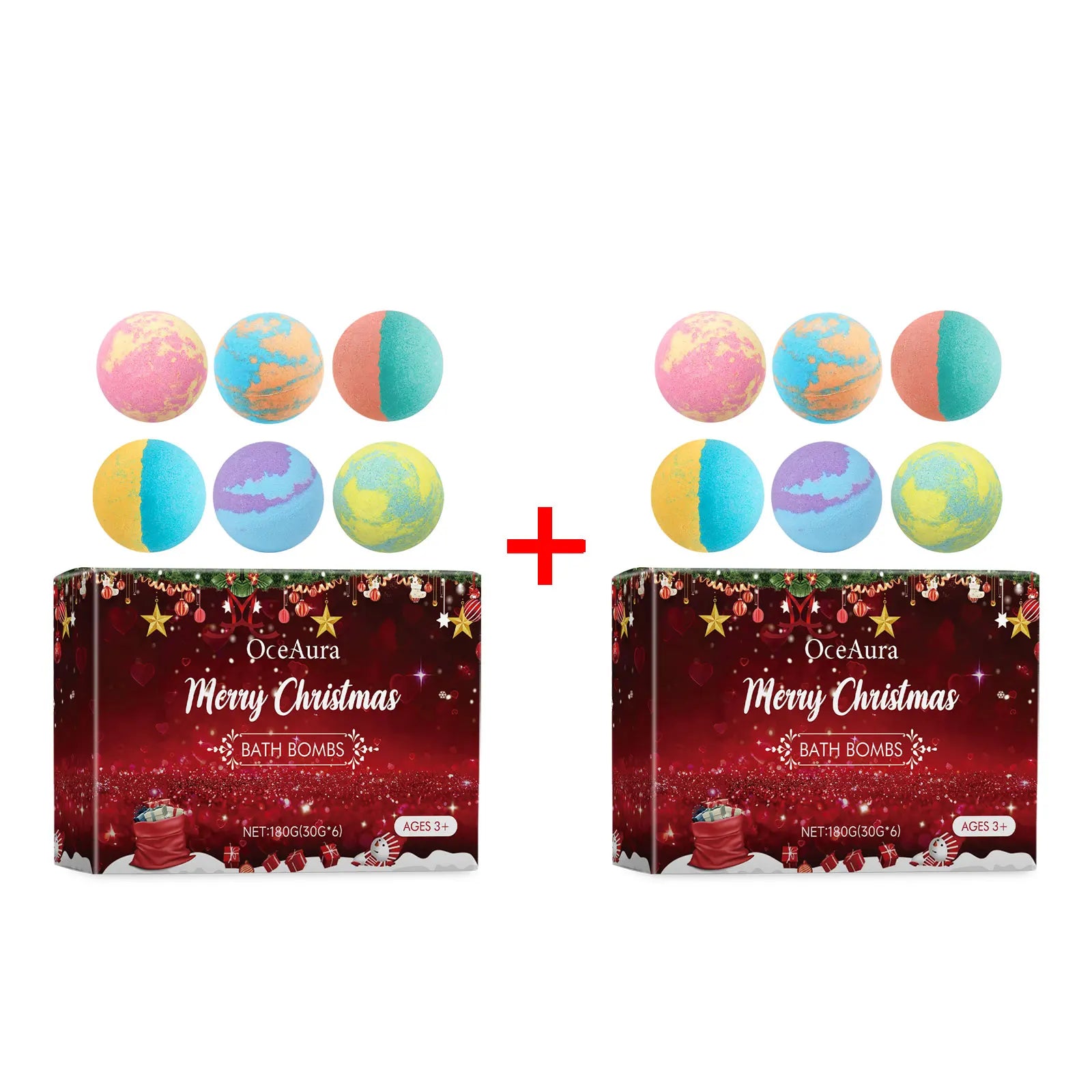 Christmas Bath Salt Balls