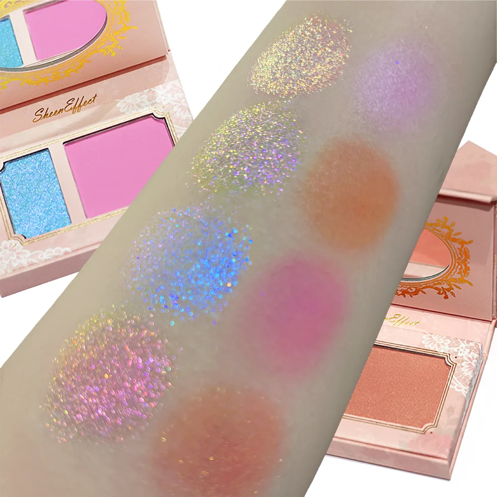 Sheeneffect High-End Eyeshadow & Highlighter Blush