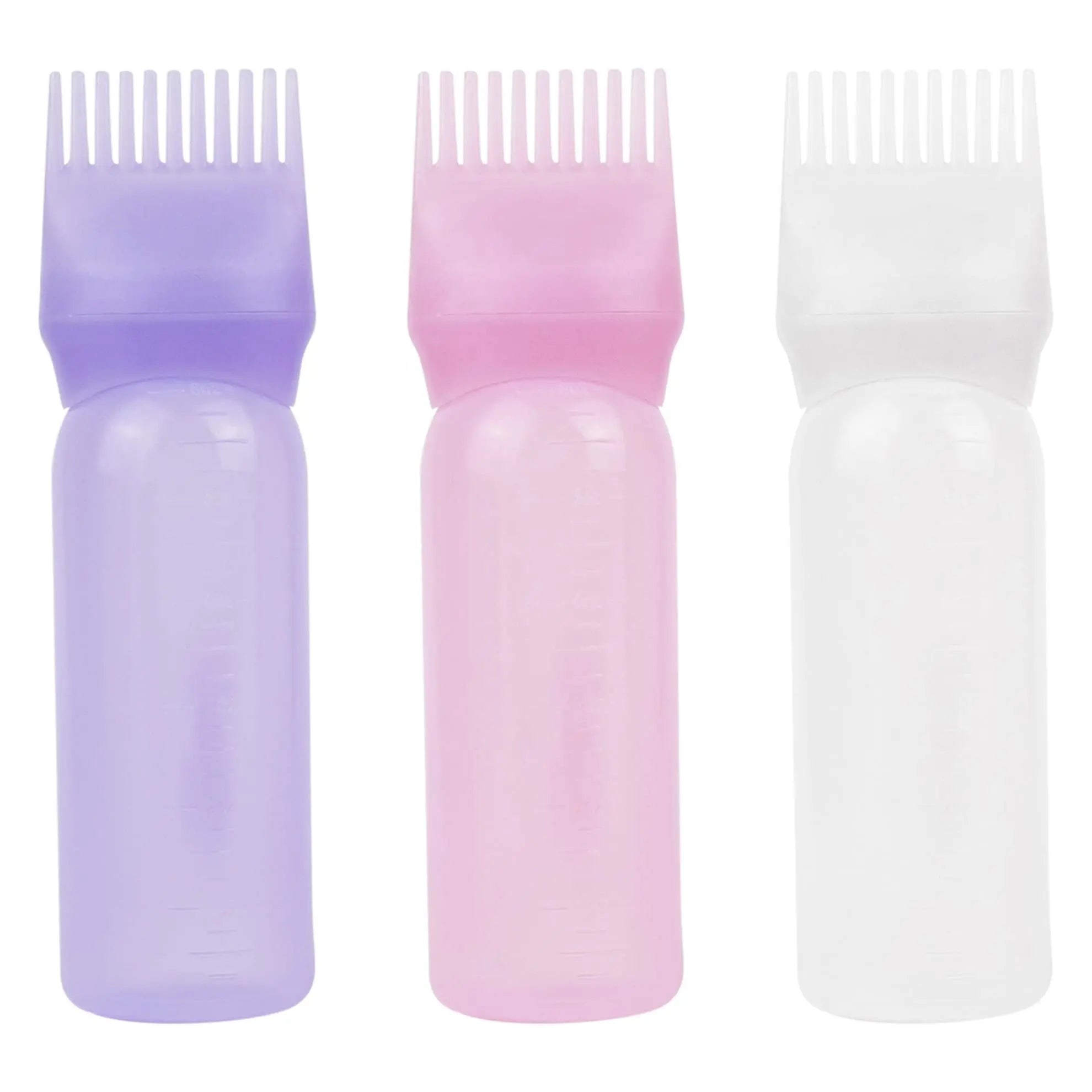 120ml Hair Dye Applicator Bottle with Brush – Salon Hair Coloring Tool