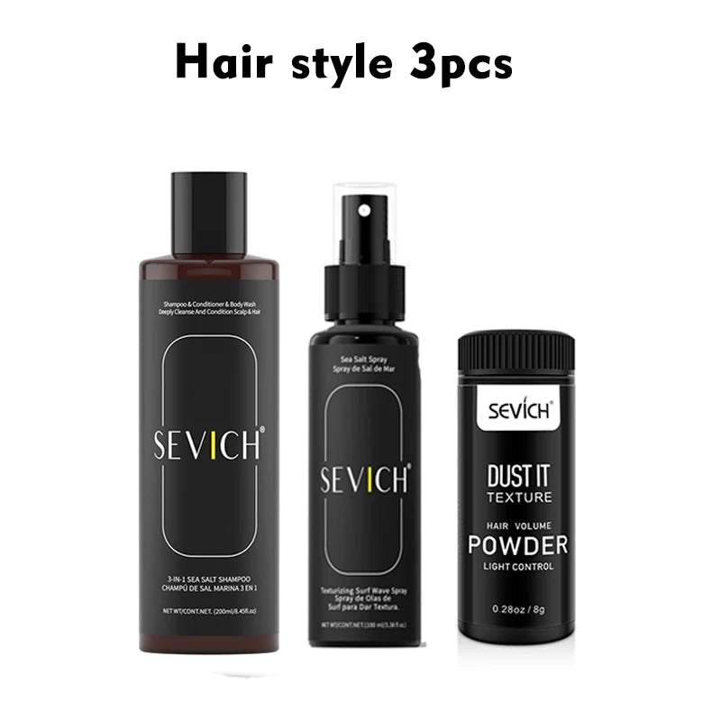 3-in-1 Sea Salt Shampoo – Anti-Dandruff, Oil Control & Moisturizing Scalp Treatment for Men