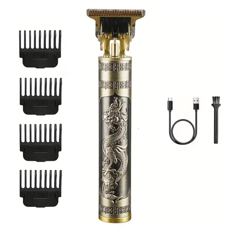 Professional 3-Speed Beard Trimmer with LED Display