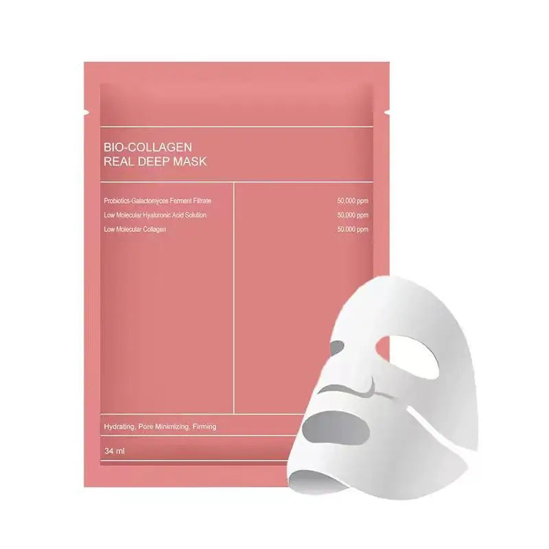 Bio Collagen Facial Mask – Deep Hydrating & Pore Shrinking Overnight Korean Skin Care