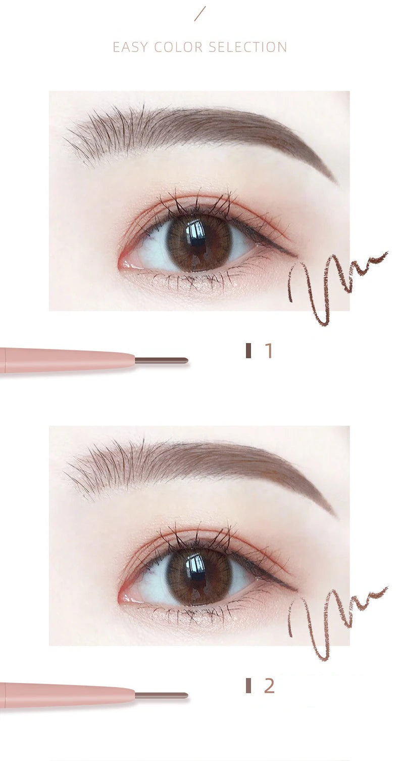 1.5mm Ultra-Fine Eyebrow Pencil – Double-Ended Waterproof & Long-Lasting Brow Pen