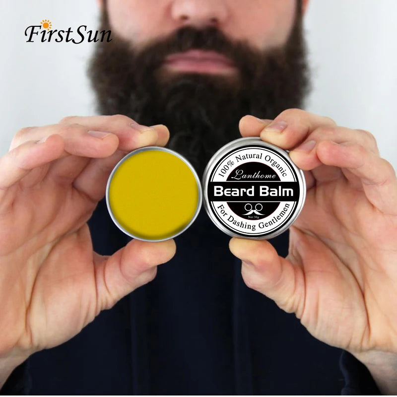 Natural Beard Balm Wax & Growth Oil – Moisturizing and Styling Care for Men