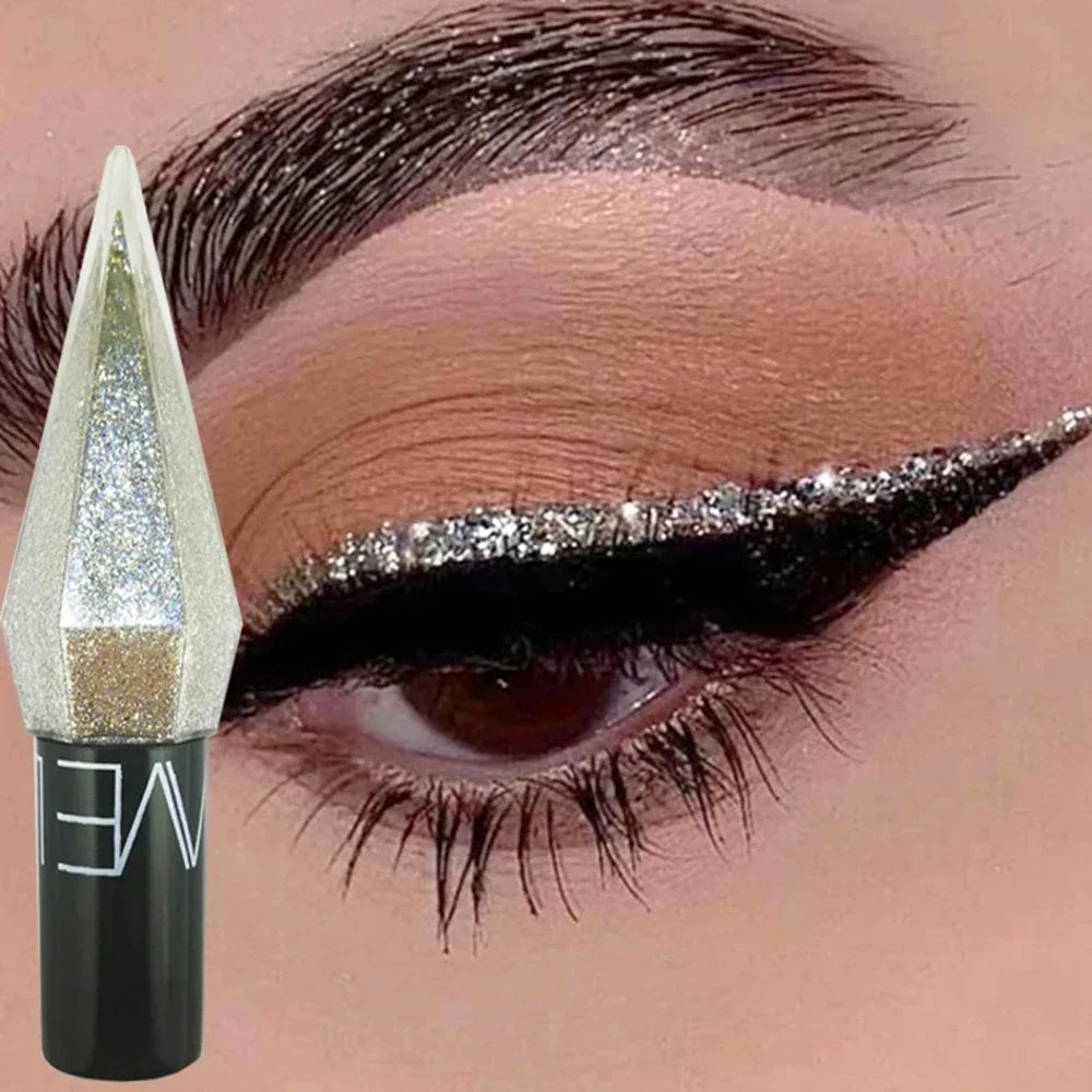 Diamond Shiny Waterproof Eye Liners & Eyeshadow