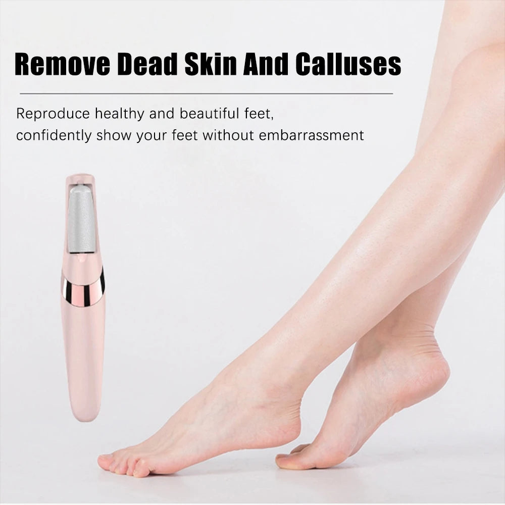 Electric Foot File Pedicure Tool – Portable Callus Remover and Dead Skin Grinder