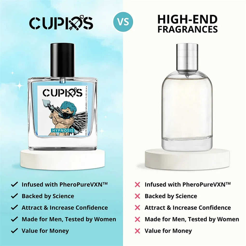 Cupid Hypnosis 2.0 Pheromone Cologne for Men – 50ml Eau de Parfum Spray
