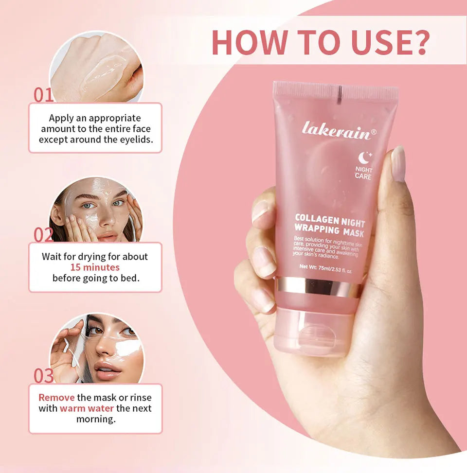 Collagen Jelly Cream Mask – Hydrating and Firming Overnight Facial Treatment