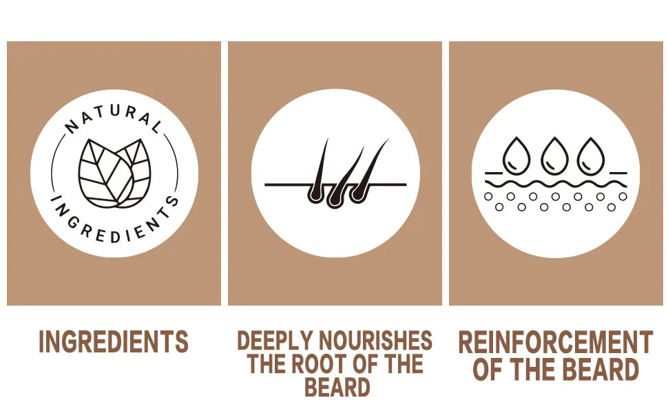 LOCKMIO Natural Beard Oil for Men – Vanilla Scent Hydrating Growth & Styling Care