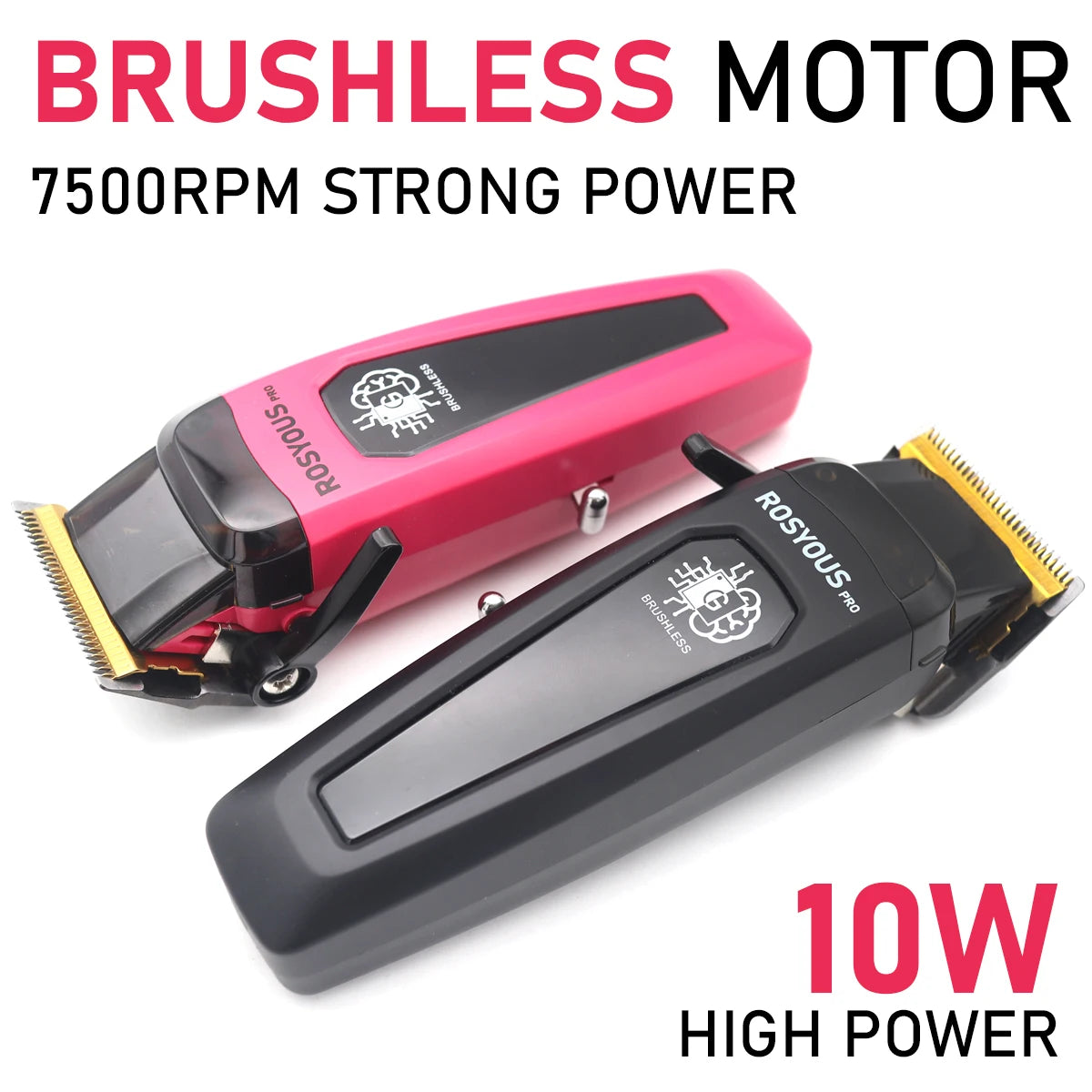 Professional Hair Clipper with Brushless Motor & DLC Blade
