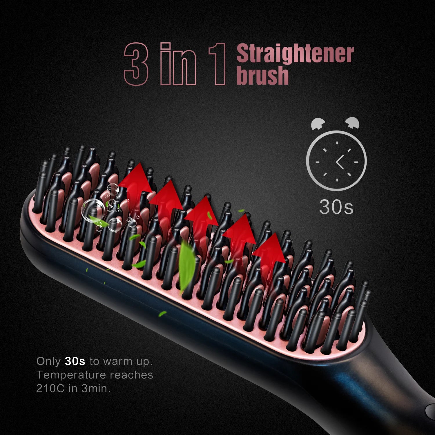 Electric Hot Comb Straightener for Men