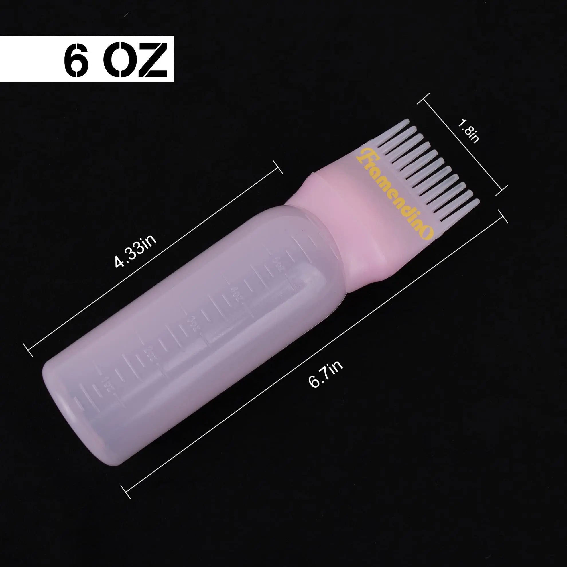 120ml Hair Dye Applicator Bottle with Brush – Salon Hair Coloring Tool