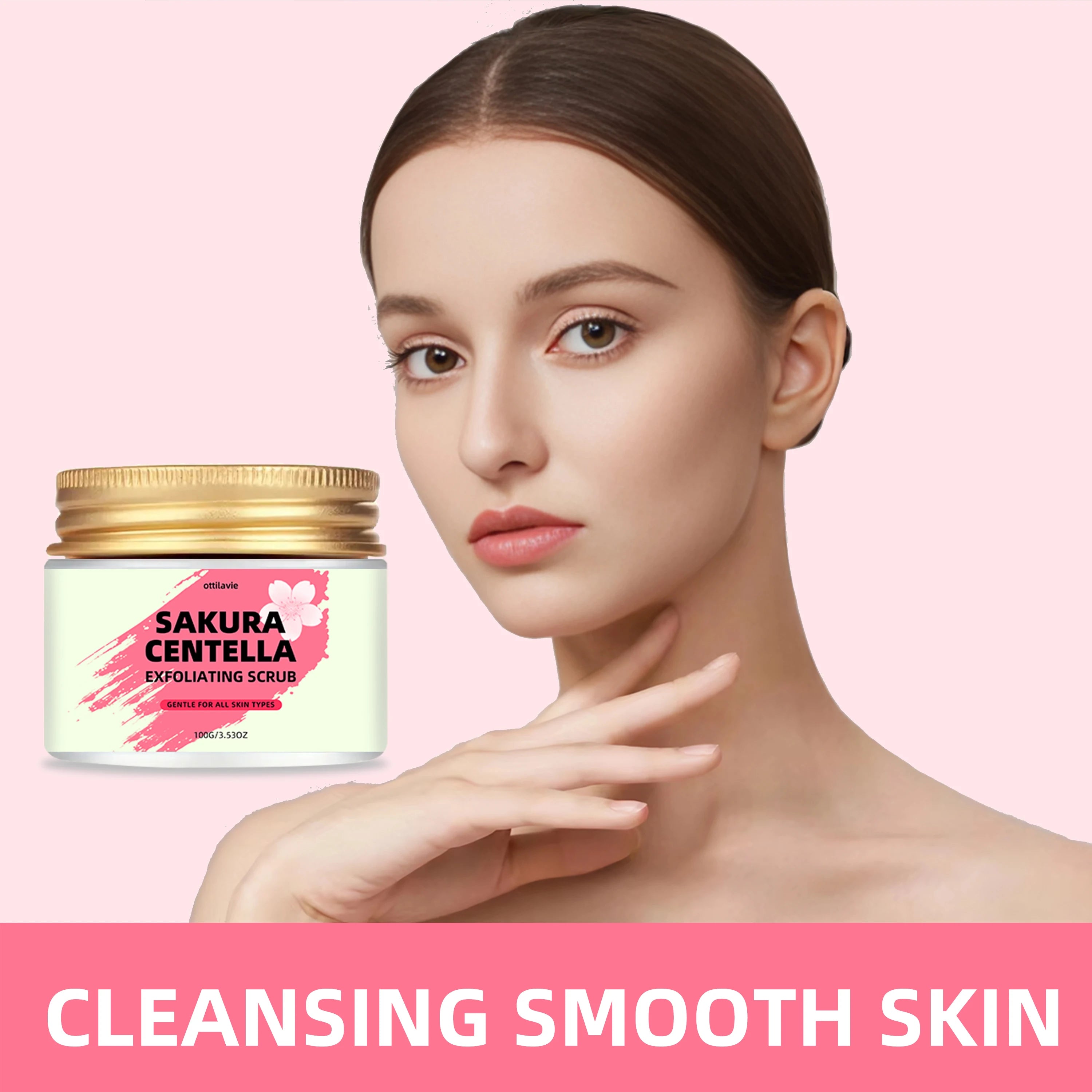 Ottilavie Sakura & Centella Scrub with Niacinamide