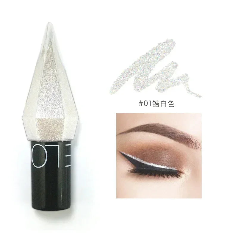 Diamond Shiny Waterproof Eye Liners & Eyeshadow