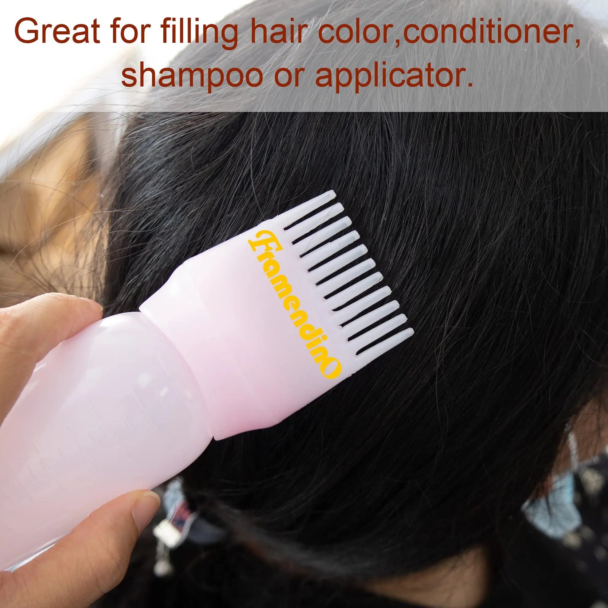 120ml Hair Dye Applicator Bottle with Brush – Salon Hair Coloring Tool