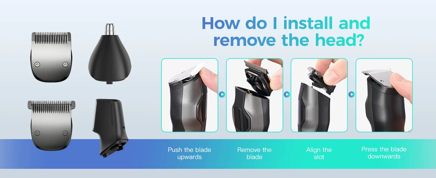 Kensen S30 4-in-1 Cordless Hair Clipper & Trimmer