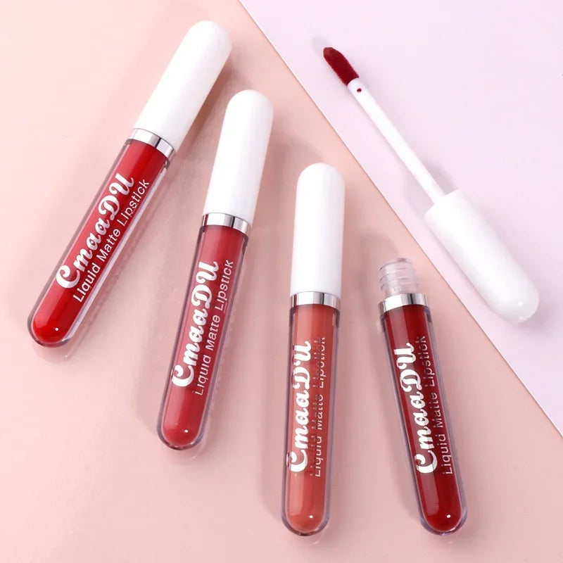 Velvet Matte Lip Gloss – Long-Lasting Waterproof Liquid Lipstick