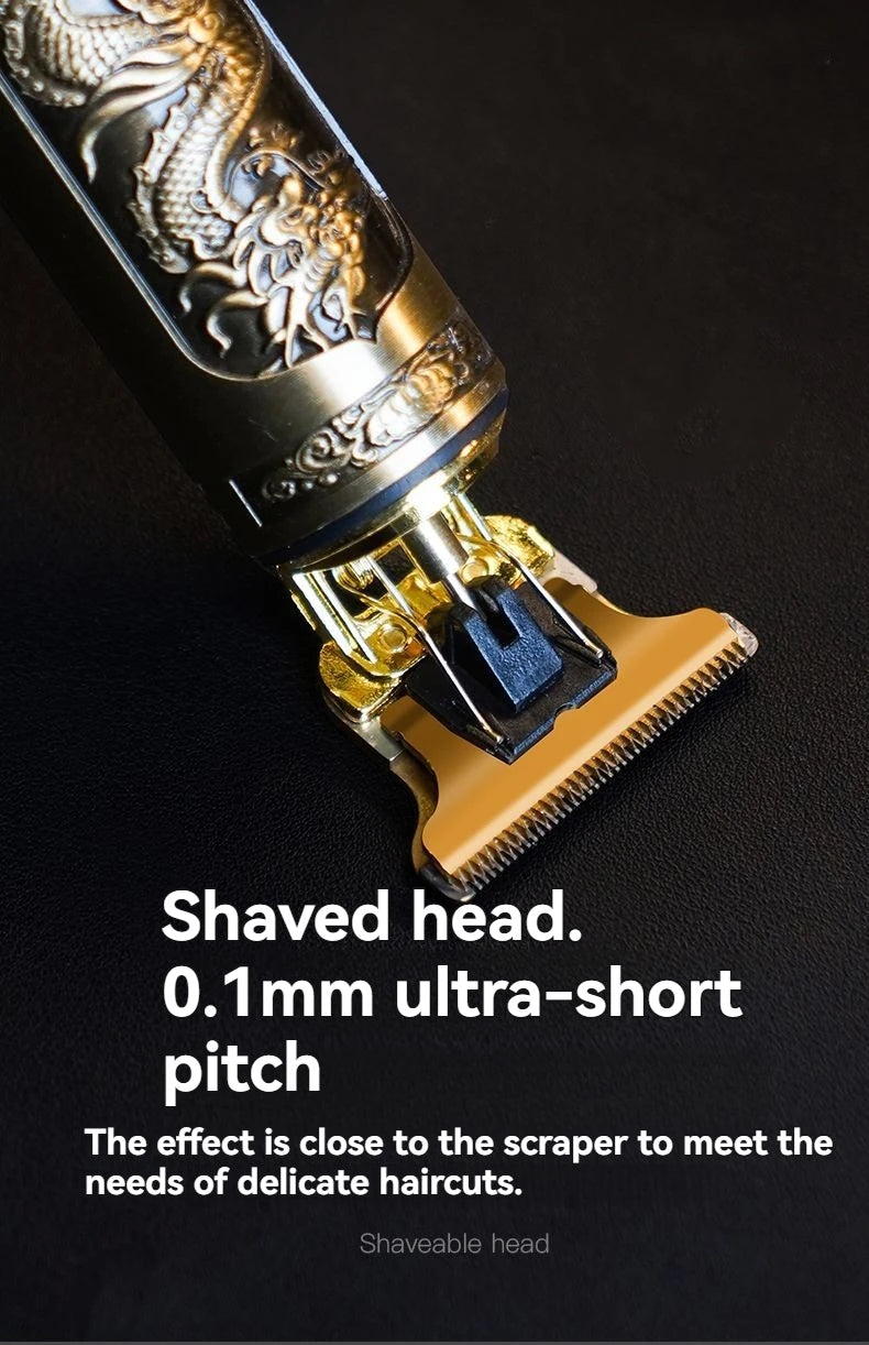 Professional 3-Speed Beard Trimmer with LED Display