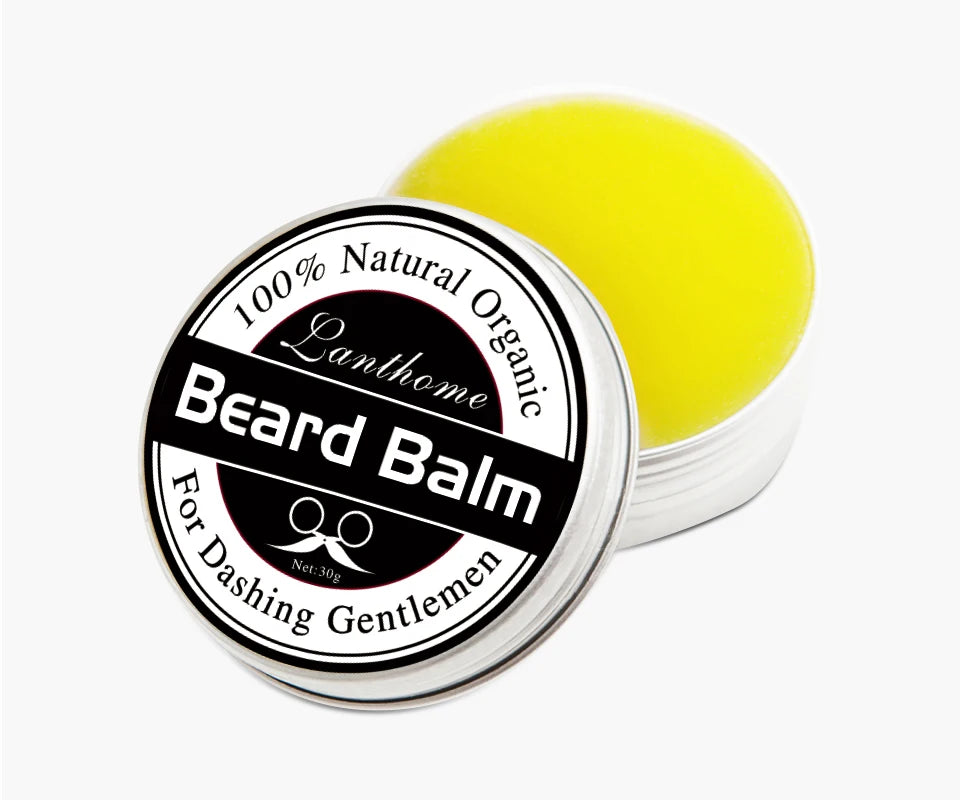 Natural Beard Balm Wax & Growth Oil – Moisturizing and Styling Care for Men