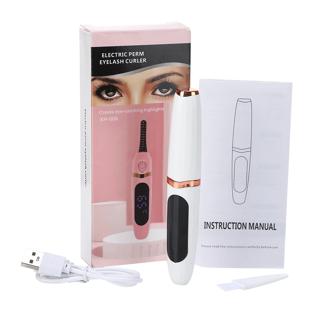 Electric Eyelash Curler – Portable Curling Device for Quick, Natural, Long-Lasting Lashes