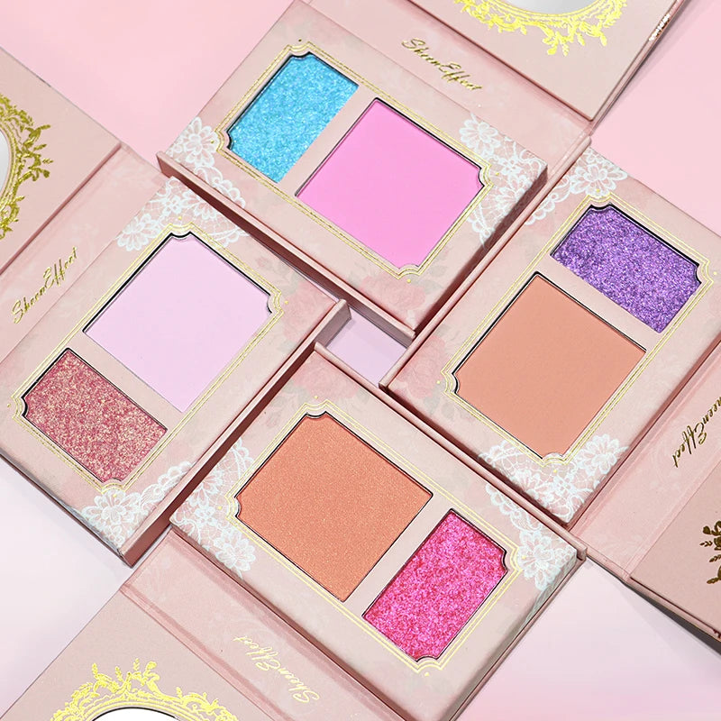 Sheeneffect High-End Eyeshadow & Highlighter Blush