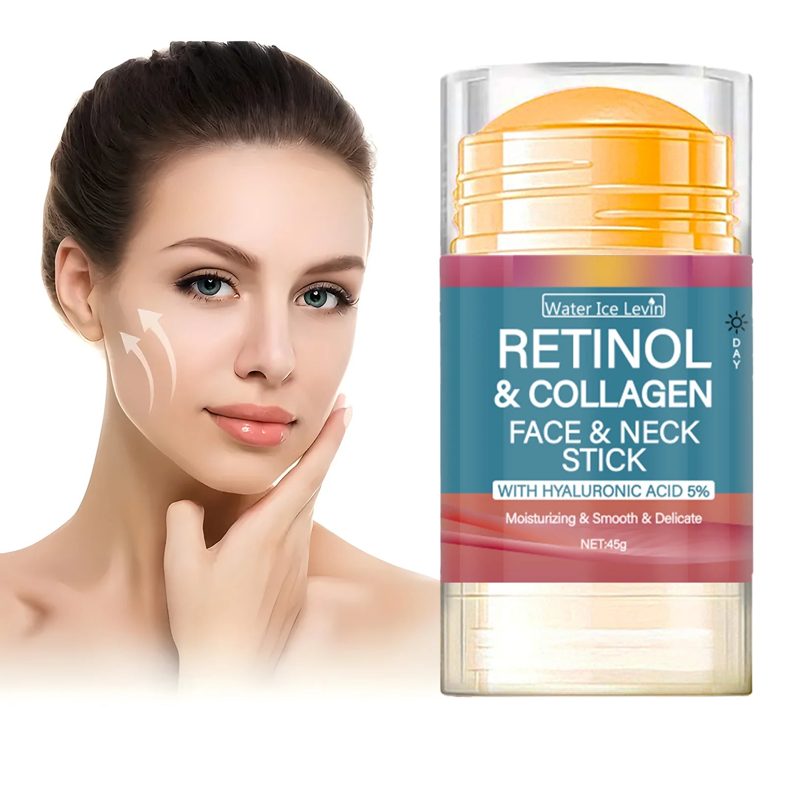 Retinol Firming Cream Stick – Collagen-Boosting Moisturizer for Wrinkle Smoothing and Brightening
