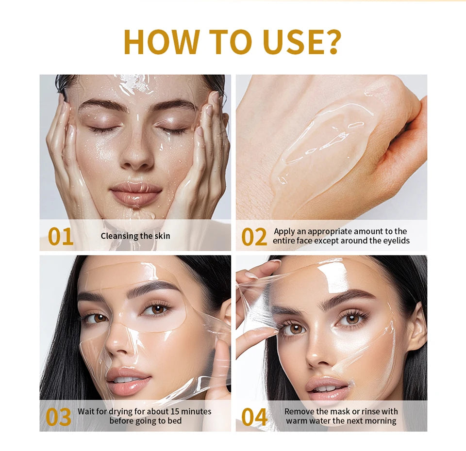 Collagen Jelly Cream Mask – Hydrating and Firming Overnight Facial Treatment